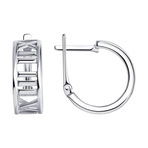 Серьги из серебра 925 пробы SOKOLOV 94024396