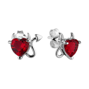 Серьги из серебра 925 пробы с фианитом TALANT 12-72-0002-15643