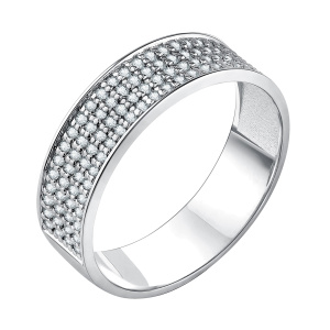Кольцо из серебра 925 пробы с фианитом TALANT 20-72-0001-21354