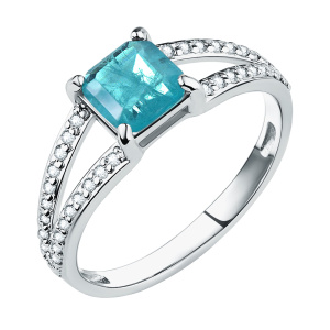 Кольцо из серебра 925 пробы с фианитом TALANT 20-72-0П01-15366