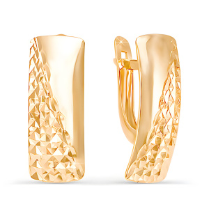 Серьги из золота 585 пробы DEL'TA 220348