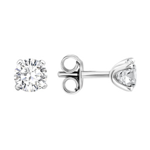 Серьги из серебра 925 пробы с кристаллом swarovski TALANT 12-72-000S-26412