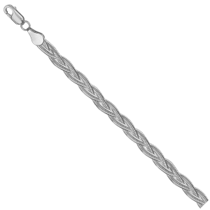 Цепь из серебра 925 пробы KRASTSVETMET НЦ 22-270Ю-3 d.0.35
