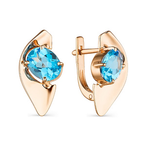 Серьги из золота 585 пробы КУЗНЕЦОВ ЮП 9000-2