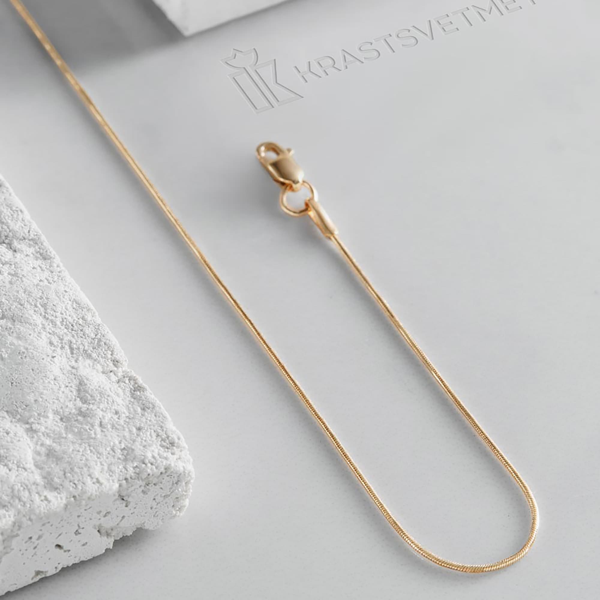 Цепь из золота 585 пробы KRASTSVETMET НЦ 15-078 d.0.20 Золото 585 пр.