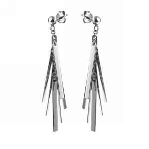 Серьги из серебра 925 пробы FIDELIS XOR01530-Rd