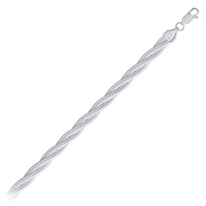 Цепь из серебра 925 пробы KRASTSVETMET НЦ 22-025Ю-3 d.0.50