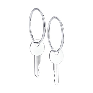 Серьги из серебра 925 пробы SOKOLOV 94024419