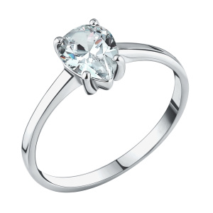 Кольцо из серебра 925 пробы с фианитом TALANT 20-72-0001-14092