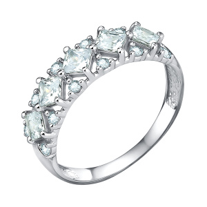 Кольцо из серебра 925 пробы с фианитом TALANT 20-72-0001-10429