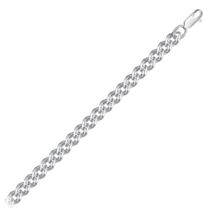 Браслет из серебра 925 пробы KRASTSVETMET НБ 22-200Ю-3 d.0,80