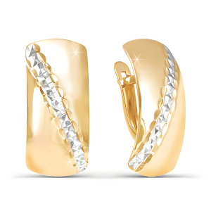 Серьги из золота 585 пробы DEL'TA 220251