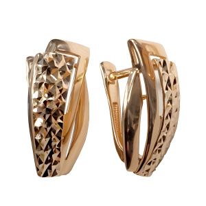 Серьги из золота 585 пробы DINASTIA 009972-1010