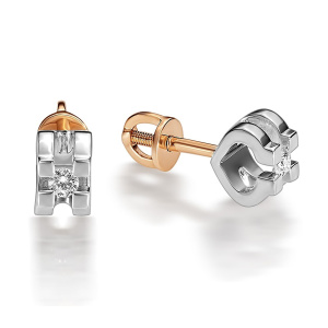 Серьги из золота 585 пробы SOFI BRILLIANT 213100024