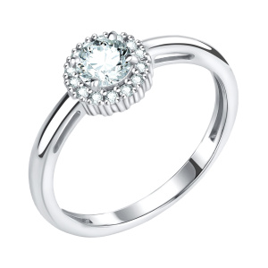 Кольцо из серебра 925 пробы с фианитом TALANT 20-72-0001-10255